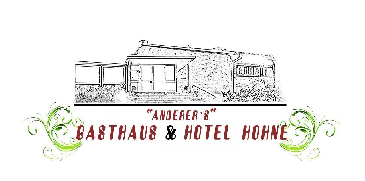 "Anderer'S" Gasthaus & Hotel Hohne Exterior foto